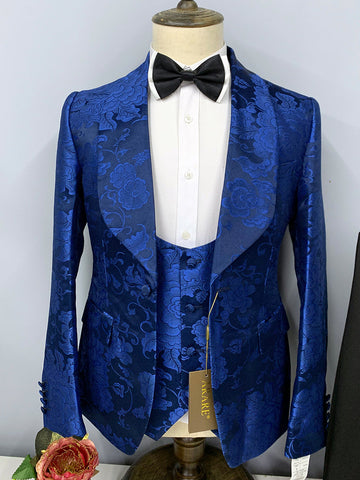 Shawl Lapel Wedding Banquet Men Suit SMLB0122