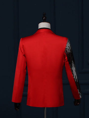 Men's Slim Fit Ombre Sequin Style Dinner Jacket SM110203