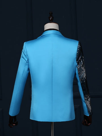 Men's Slim Fit Ombre Sequin Style Dinner Jacket SM110203