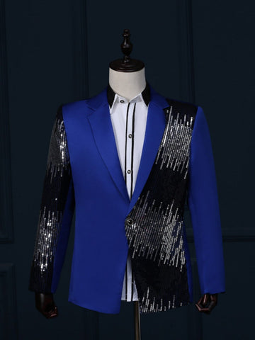 Men's Slim Fit Ombre Sequin Style Dinner Jacket SM110203