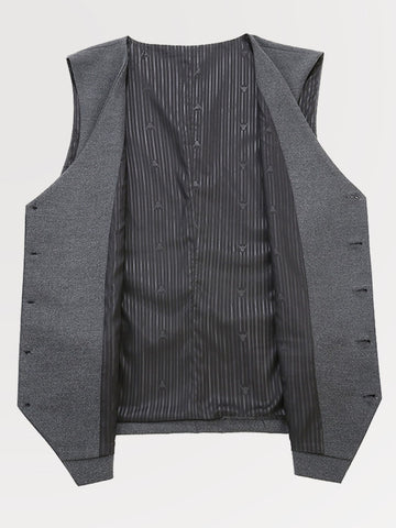 Plus Size Men's Solid Slim Fit Vest SM110904