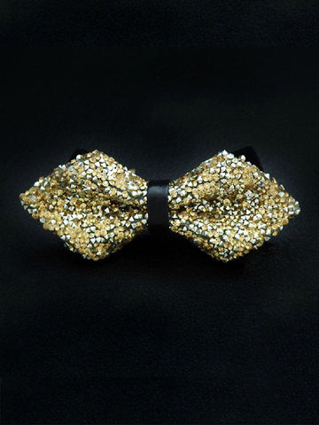 Men's Rhinestone Tip Adjustable Bow Ties SM111005