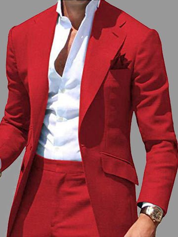 Business Casual Suit Groom Best Man Suit Two Piece Suit SMLS102