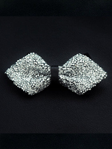 Men's Rhinestone Tip Adjustable Bow Ties SM111005