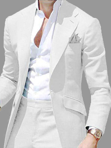 Business Casual Suit Groom Best Man Suit Two Piece Suit SMLS102