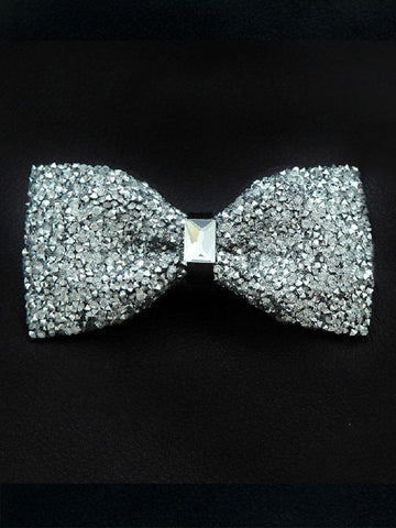 Men's Rhinestone Tip Adjustable Bow Ties SM111004