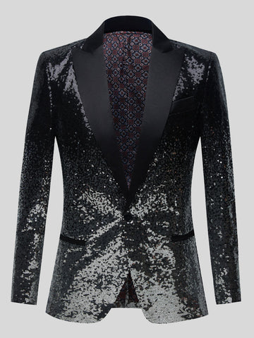 Men's Gradient Sequin Blazer SM090515