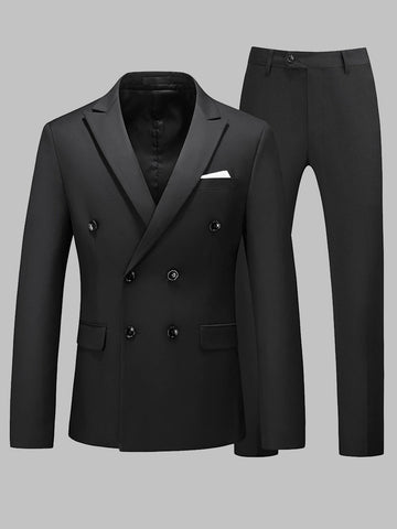 Men's Bright Color Button Two Piece Suit SM090203