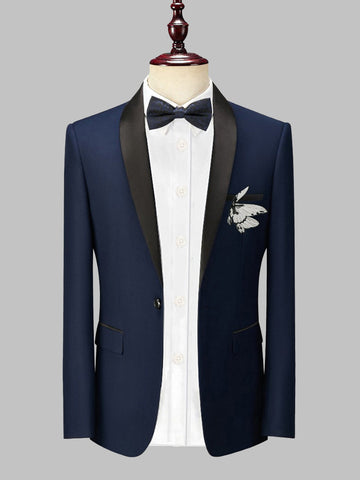 Color-block Butterfly Slim Classic Men's Wedding Blazer SM090207