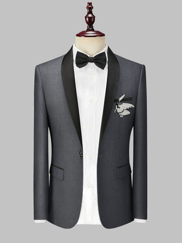 Color-block Butterfly Slim Classic Men's Wedding Blazer SM090207