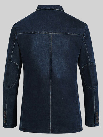 Men's Slim Pocket Denim Jacket SMLB167