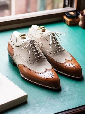 Men's Handmade Brogue Dress Shoes SM101105